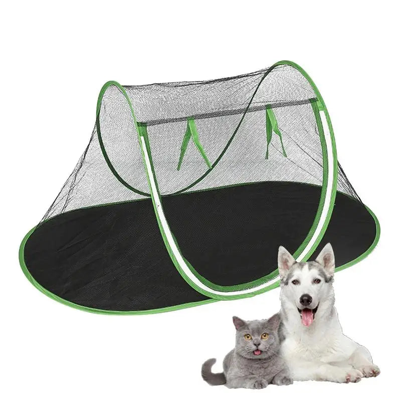 Tenda dobrável ao ar livre para cão e gato