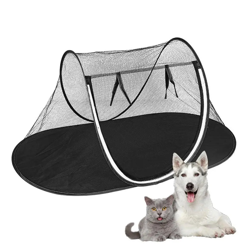 Tenda dobrável ao ar livre para cão e gato